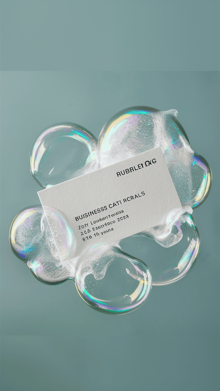 dry cleaning service business card